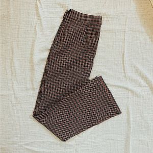 UO plaid ankle length pants